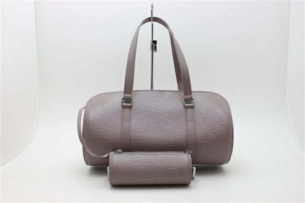 LOUIS VUITTON bag handbag Soufflot Pouch Clutch Epi leather Lilac